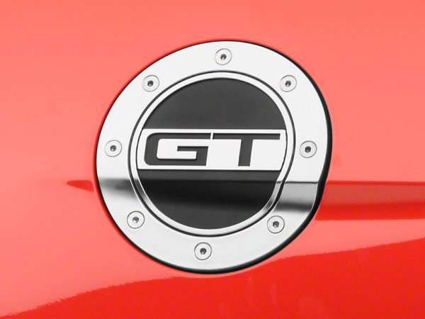 Competition Series Tankklappe mit GT Logo - Silber & Schwarz (15-21 All) 393703