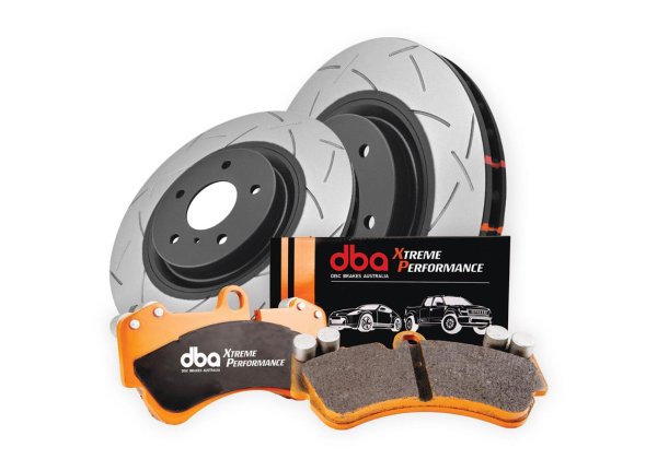 Brake Upgrade Kit DBA 4000 2-piece set + DBA Pads - rear (15-23 GT)