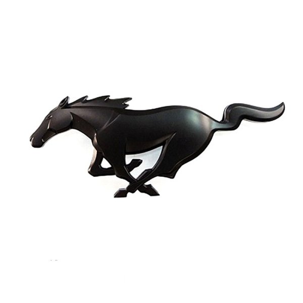 Mustang Emblem Kühlergrill - Running Pony - schwarz glänzend (15-21 All) GR3Z-8A224-AA