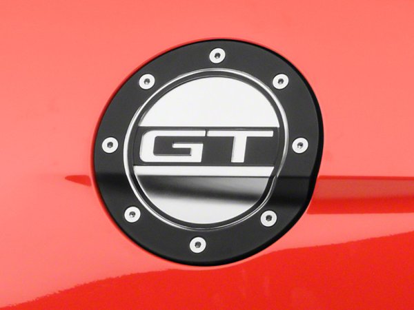 Competition Series Tankklappe mit GT Logo - Schwarz & Silber (15-21 All) 393702