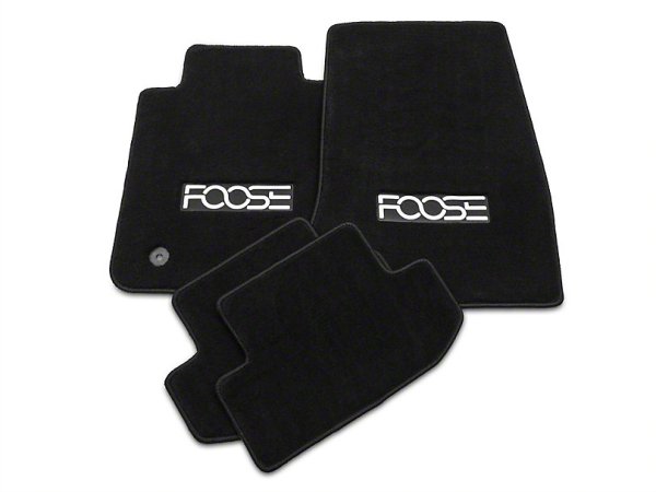 Fußmatten vorne und hinten mit FOOSE Logo - Schwarz (15-21 All) 389130