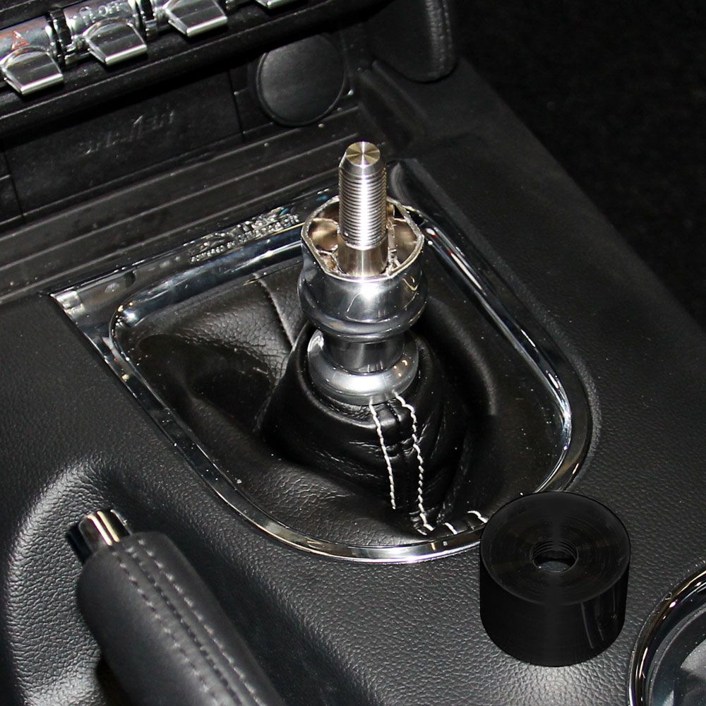 black shift knob adapter or aluminum (15-23 All)