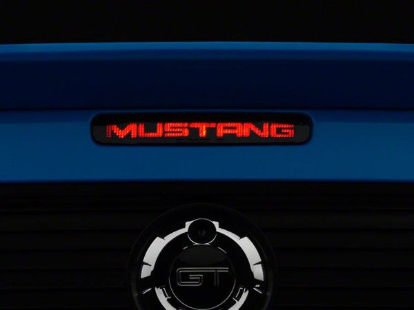 Drittes Bremslicht Aufkleber - Mustang Schriftzug (05-09 All) 
