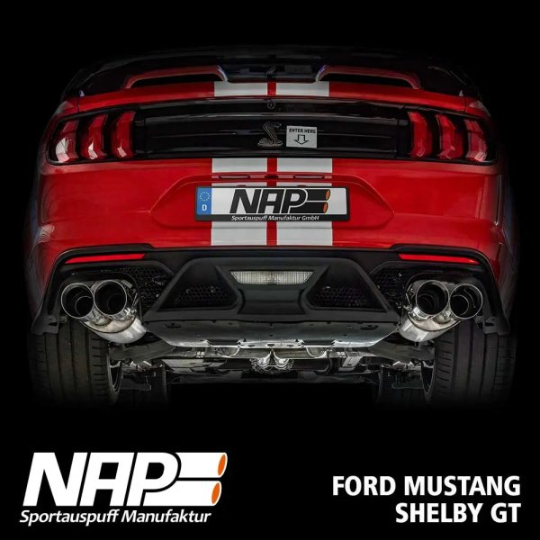 NAP exhaust system Mustang 2020 GT500 (20-23 GT500)