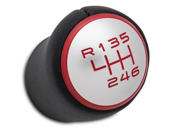 Modern Billet GT350 Art-Schaltknauf - Direkt Fit - Rot (15-21 GT, EB V6) 393897