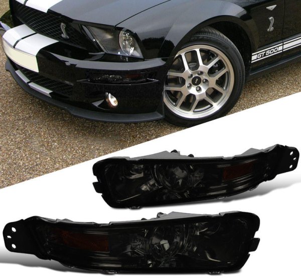 Front Bumper Lights Smoked (05-09 All) 2LB-MST05G-TM