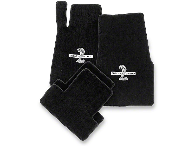 ➤ Lloyd, front and rear floor mats with logo Shelby GT500 Black now buy  cheap at American Horsepower! American Horsepower EN US Car Parts
