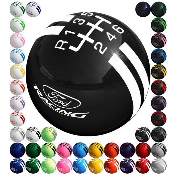 ➤ Ford Rallye 2 1/8 shift knob in various colors (11-17 V6, GT