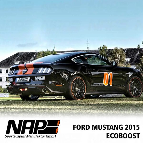NAP exhaust system Mustang S550 Ecoboost (15-17 EB)