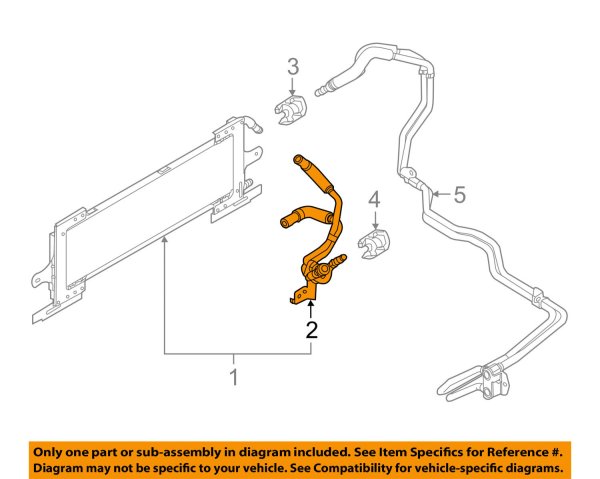 Ford Getriebeölkühler-Connect Schlauch BR3Z7R081C (11-14 All) BR3Z7R081C