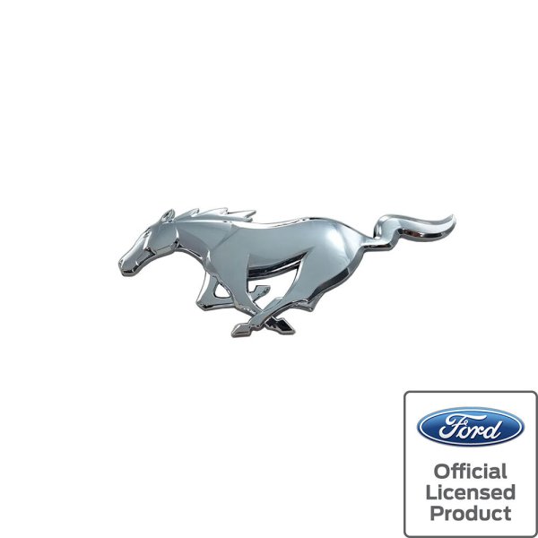 Pony Vorne Emblem Chrom Original Ford Lizenziert OEM (15-22 All)