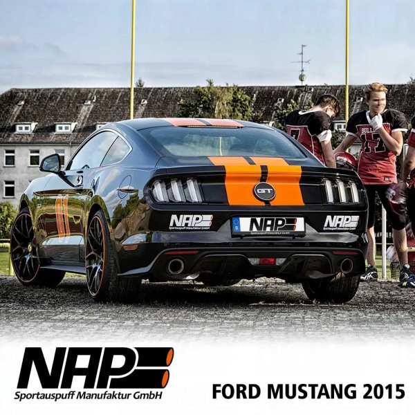 NAP Sportauspuff - wählbare Endrohre (15-17 GT)